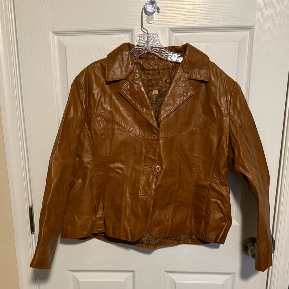Wilsons Leather Tan Women's Jacket